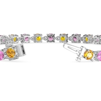 Secret Heart Tennis Bracelet
