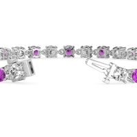 Secret Heart Tennis Bracelet