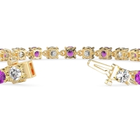 Secret Heart Tennis Bracelet