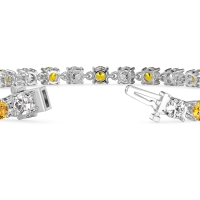 Secret Heart Tennis Bracelet