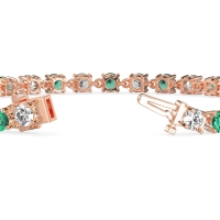 Secret Heart Tennis Bracelet