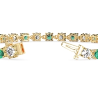 Secret Heart Tennis Bracelet