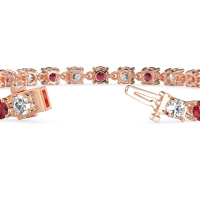Secret Heart Tennis Bracelet