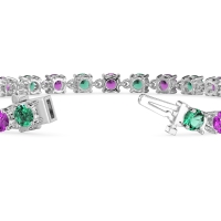 Secret Heart Tennis Bracelet