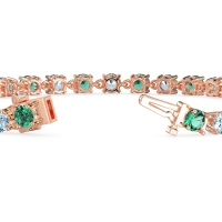 Secret Heart Tennis Bracelet