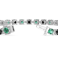 Secret Heart Tennis Bracelet