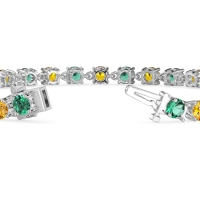 Secret Heart Tennis Bracelet