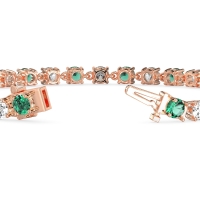 Secret Heart Tennis Bracelet
