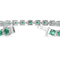 Secret Heart Tennis Bracelet