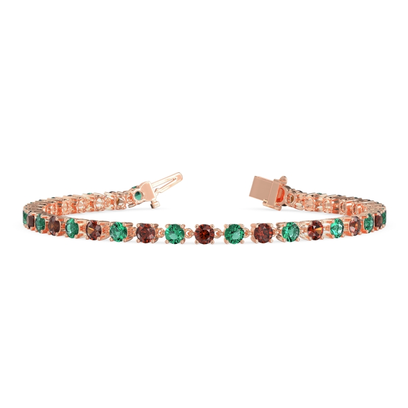 Secret Heart Tennis Bracelet