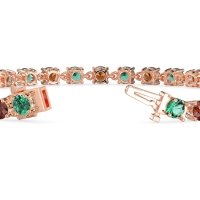Secret Heart Tennis Bracelet