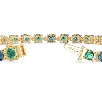 Secret Heart Tennis Bracelet