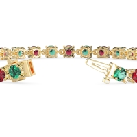 Secret Heart Tennis Bracelet
