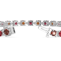 Secret Heart Tennis Bracelet