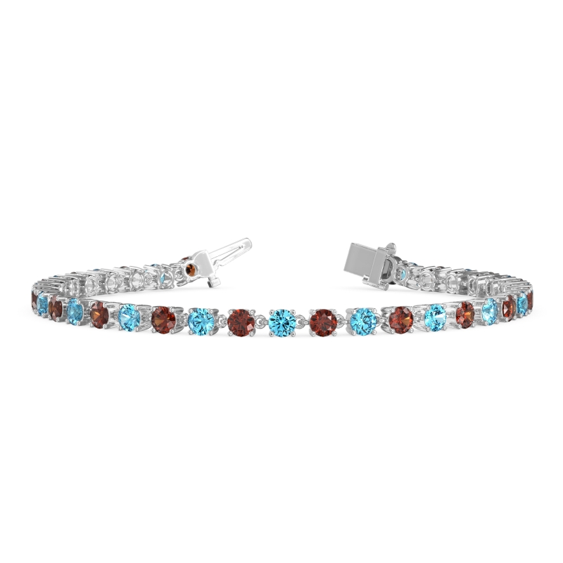 Secret Heart Tennis Bracelet