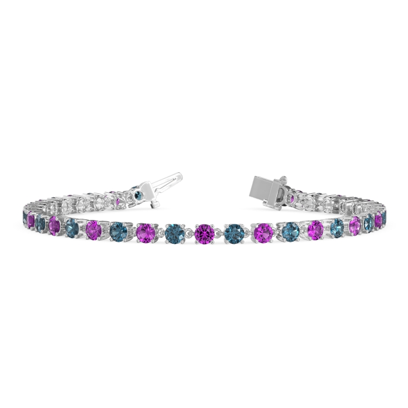 Secret Heart Tennis Bracelet