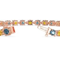 Secret Heart Tennis Bracelet