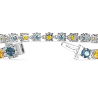 Secret Heart Tennis Bracelet