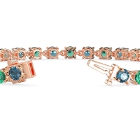 Secret Heart Tennis Bracelet