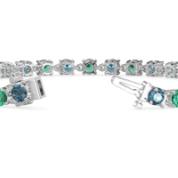 Secret Heart Tennis Bracelet
