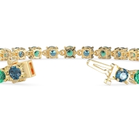 Secret Heart Tennis Bracelet