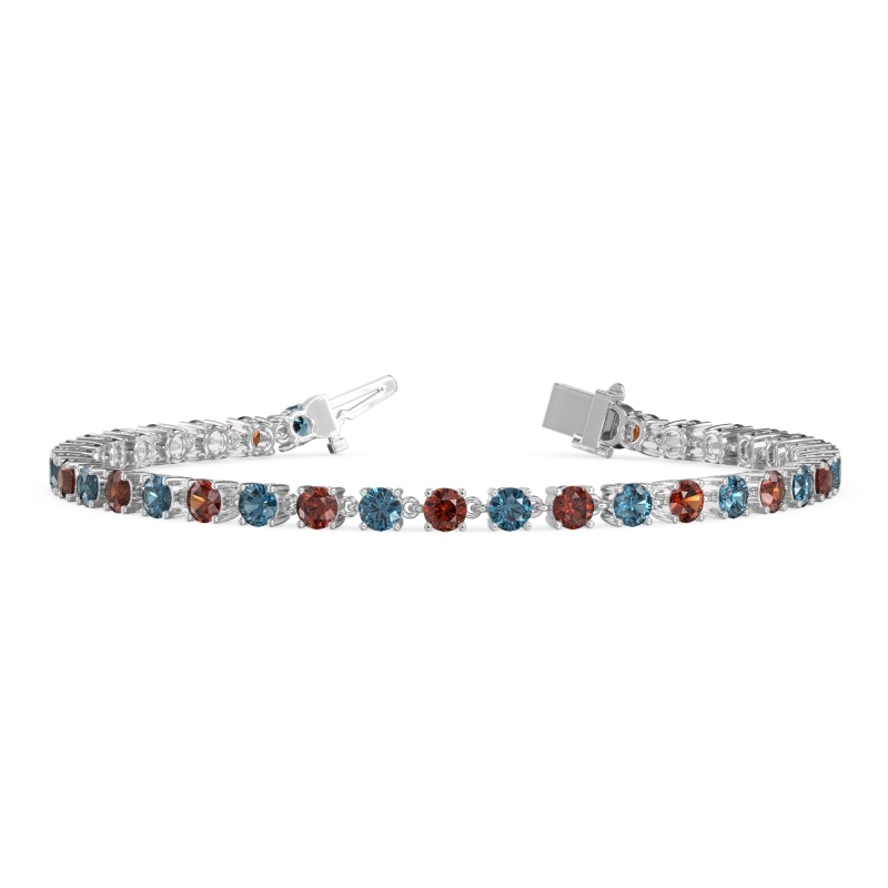 Secret Heart Tennis Bracelet