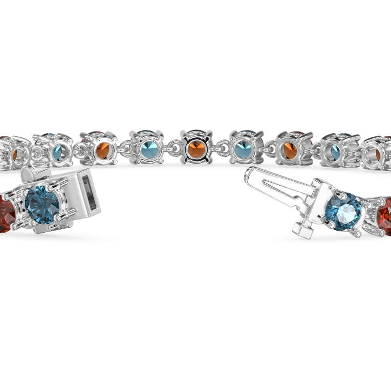Secret Heart Tennis Bracelet