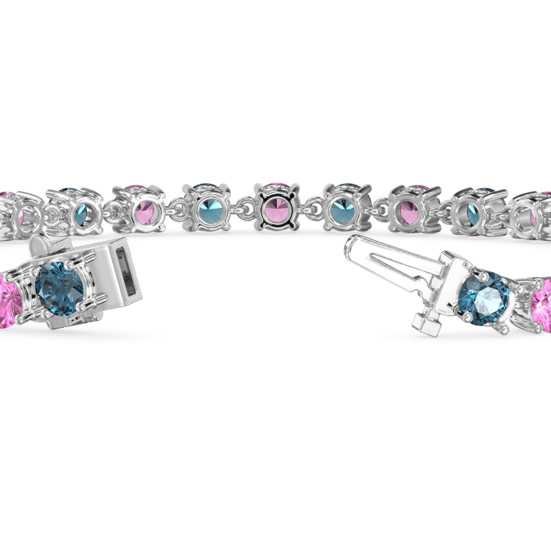 Secret Heart Tennis Bracelet