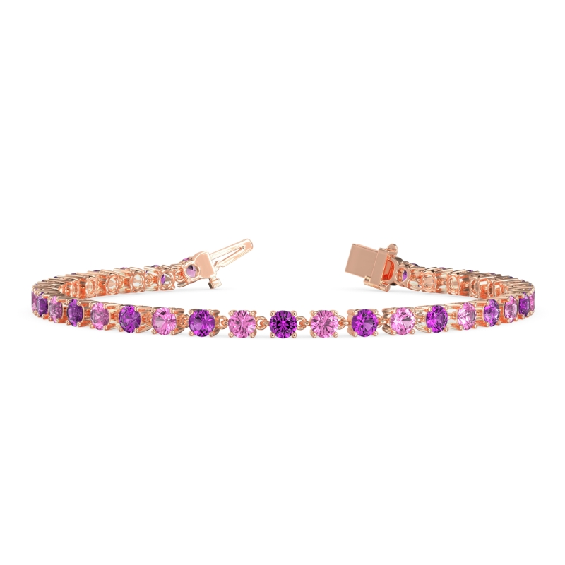 Secret Heart Tennis Bracelet