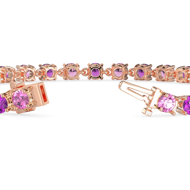 Secret Heart Tennis Bracelet