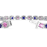 Secret Heart Tennis Bracelet