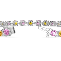 Secret Heart Tennis Bracelet