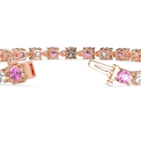 Secret Heart Tennis Bracelet