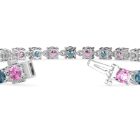 Secret Heart Tennis Bracelet