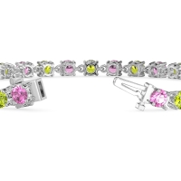 Secret Heart Tennis Bracelet