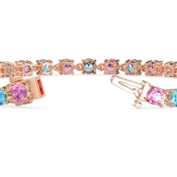 Secret Heart Tennis Bracelet