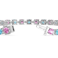 Secret Heart Tennis Bracelet