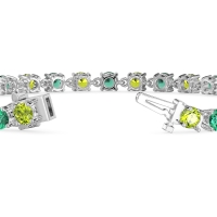 Secret Heart Tennis Bracelet