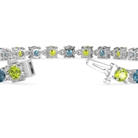 Secret Heart Tennis Bracelet