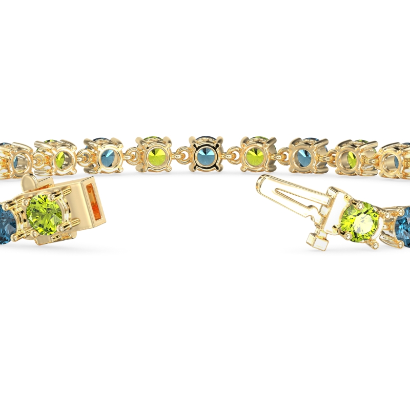Secret Heart Tennis Bracelet