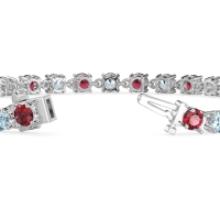 Secret Heart Tennis Bracelet