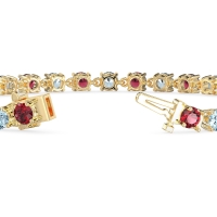 Secret Heart Tennis Bracelet