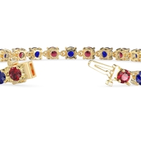 Secret Heart Tennis Bracelet