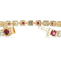 Secret Heart Tennis Bracelet