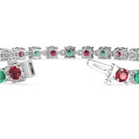 Secret Heart Tennis Bracelet