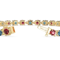 Secret Heart Tennis Bracelet