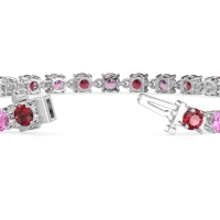 Secret Heart Tennis Bracelet