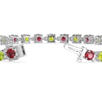 Secret Heart Tennis Bracelet