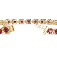 Secret Heart Tennis Bracelet