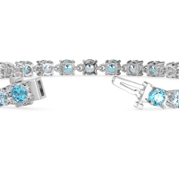 Secret Heart Tennis Bracelet